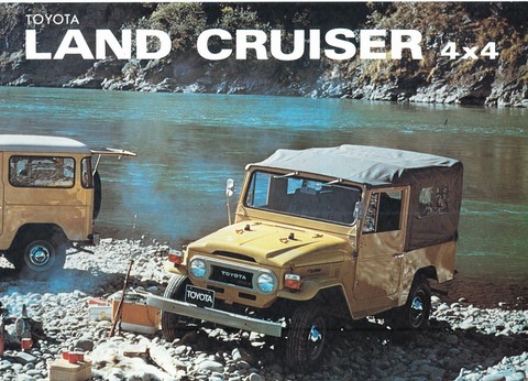 Brochure Toyota Land Cruiser 4x4 - FJ40  45 avant 80